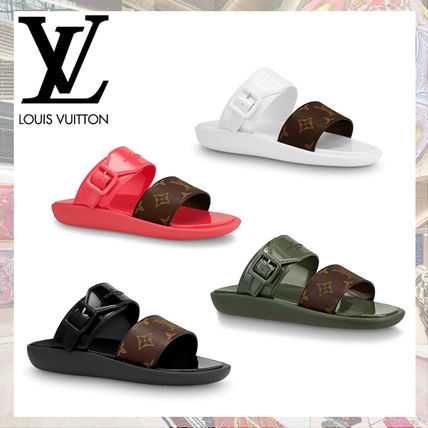 Louis Vuitton 2020 SS Sunbath Flat Mule 1A66WY 1A66XC 1A66X5 1A66XQ 