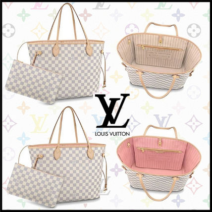 Louis Vuitton DAMIER AZUR Neverfull Mm N41605 N41361 