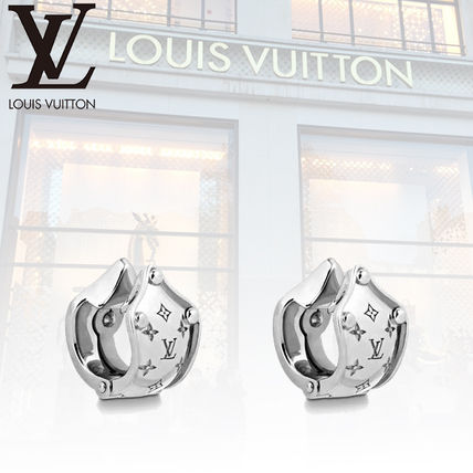 Louis Vuitton MONOGRAM Unisex Elegant Style Earrings 