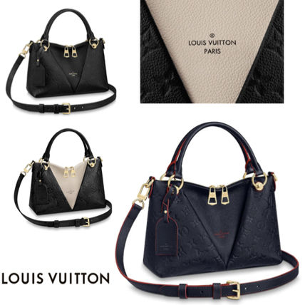 Louis Vuitton V 2019 20AW Monogram Casual Style Blended Fabrics 2WAY Plain Leather M44937 M44845 M44418 