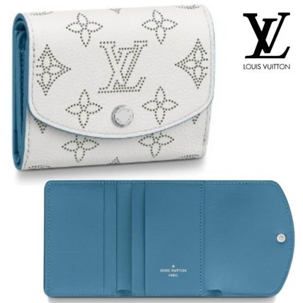 Louis Vuitton Monogram Unisex Canvas Bi color Leather Folding Wallet M69212 