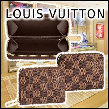 Louis Vuitton ZIPPY COIN PURSE brown rose ballerine coin cases N60213 N63070 