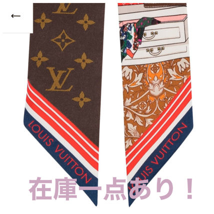 Louis Vuitton MONOGRAM 2020 Cruise Monogram Silk Bi color Lightweight Scarves &amp; Shawls 