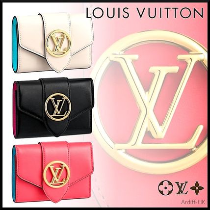 Louis Vuitton PONT NEUF 2020 SS Calfskin Leather Folding Wallet Small Wallet Logo M69177 M69176 M69175 