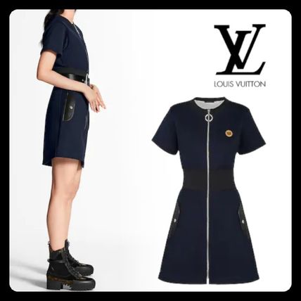 Louis Vuitton 2020 SS Dress With Ribbed Waist 1A61EA 
