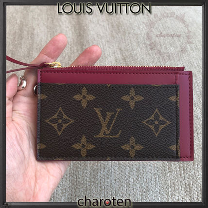 Louis Vuitton MONOGRAM 2019 20AW Monogram Unisex Canvas Tassel Bi color Small Wallet 