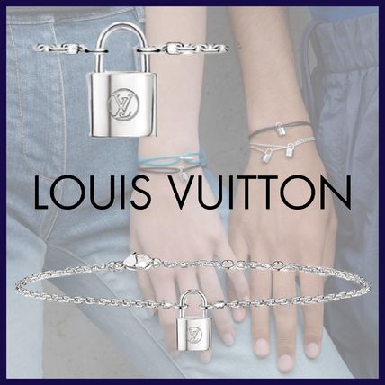 Louis Vuitton LOCKIT Unisex Blended Fabrics Elegant Style Bracelets Q95450 