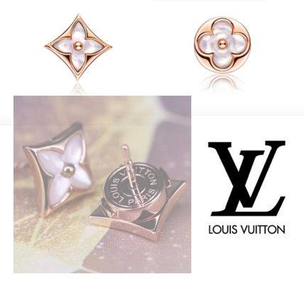 Louis Vuitton 2019 SS Unisex 18K Gold Earrings Q96425 Q96426 