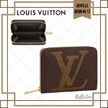 Louis Vuitton 2020 SS Monogram Canvas Leather Long Wallet Logo Coin Cases M69353 