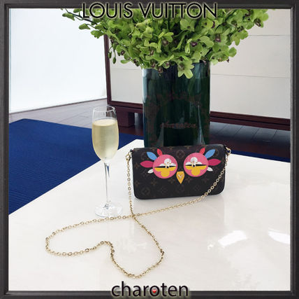 Louis Vuitton MONOGRAM 2017 SS Monogram 3WAY Chain Other Animal Patterns Elegant Style 