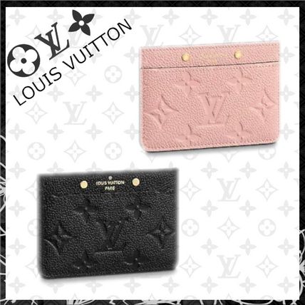 Louis Vuitton MONOGRAM EMPREINTE 2020 SS Monogram Leather Card Holders M69174 M69171 