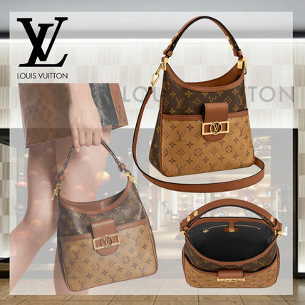 Louis Vuitton MONOGRAM Monogram Canvas Blended Fabrics Leather Crossbody Logo 