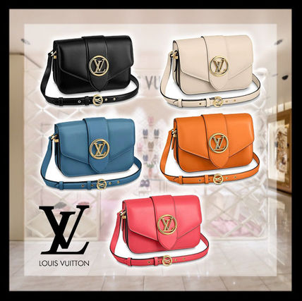 Louis Vuitton PONT NEUF Monogram Casual Style Canvas 2WAY Plain Leather Party Style M55948 M55946 M55947 M55949 M55950 