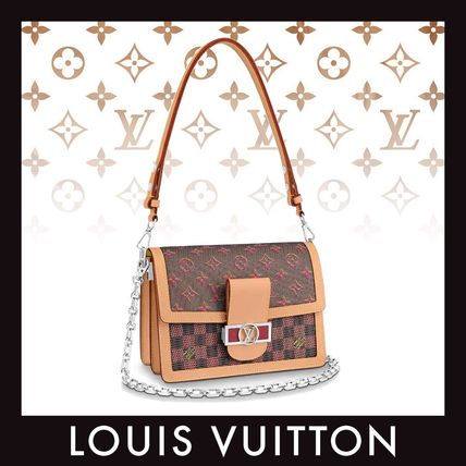 Louis Vuitton MONOGRAM Monogram Blended Fabrics 2WAY Leather Elegant Style 