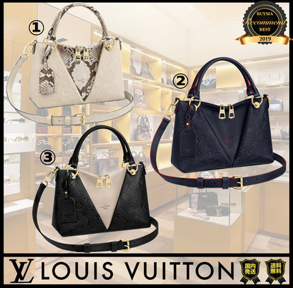 Louis Vuitton MONOGRAM EMPREINTE 2019 SS Monogram Casual Style 2WAY Bi color Leather Office Style 
