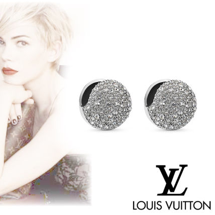 Louis Vuitton 2020 21AW Party Style Silver Elegant Style Earrings M69660 