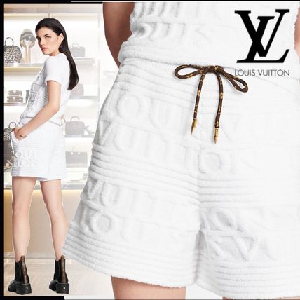 Louis Vuitton MONOGRAM 2020 SS Short Monogram Casual Style Wool Silk Nylon Plain Shorts 1A83EE 1A83ED 1A83EC 1A83EB 1A83EA 1A83E9 1A83E8 