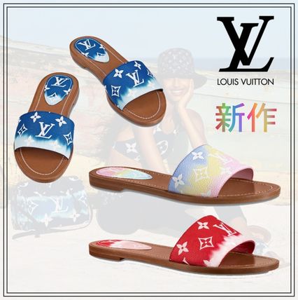 Louis Vuitton LOCKIT 2020 SS Lv Escale Lock It Flat Mule 1A7TOY 1A7TN8 1A7TNQ 