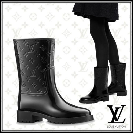 Louis Vuitton 2019 20AW Monogram Logo Rain Boots Boots 1A3CUN 1A3CUM 1A3CUL 1A3CUHK 1A3CUJ 1A3CUI 1A3CUH 