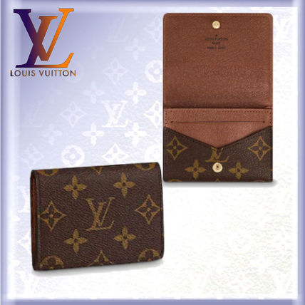 Louis Vuitton MONOGRAM Enveloppe Carte De Visite M63801 