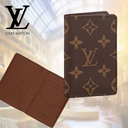 Louis Vuitton MONOGRAM 2020 SS Monogram Unisex Street Style Leather Folding Wallet Logo M60502 