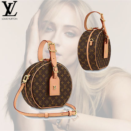 Louis Vuitton PETITE BOITE CHAPEAU Monogram Canvas Logo Shoulder Bags M43514 