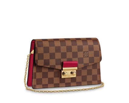 Louis Vuitton DAMIER Croisette Chain Wallet N60288 