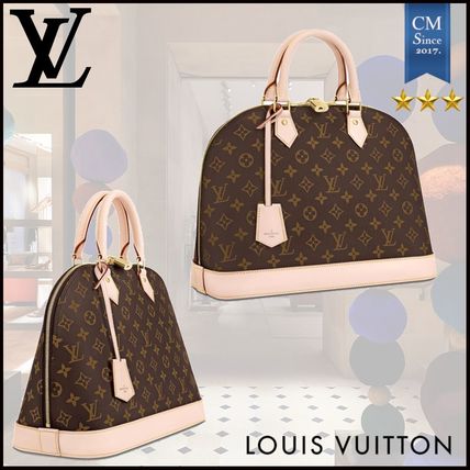 Louis Vuitton ALMA 2020 SS Monogram Canvas 2WAY Leather Logo Handbags 