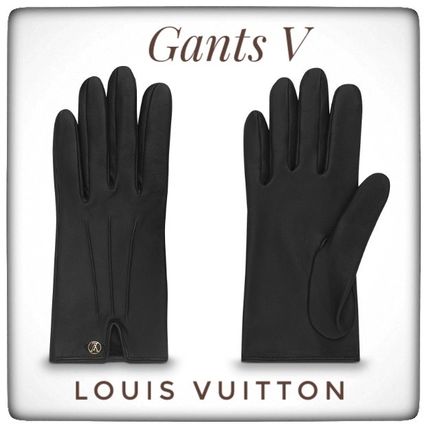 Louis Vuitton 2020 SS Unisex Plain Logo Gloves Gloves MP2207 MP1631 