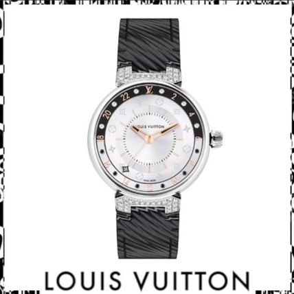 Louis Vuitton 2020 SS Casual Style Leather Round Party Style Quartz Watches QA108Z 