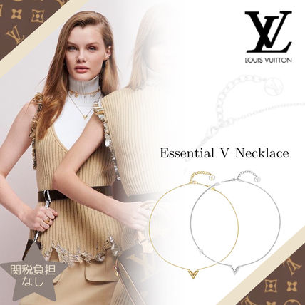 Louis Vuitton 2018 19AW Essential V Supple Necklace M63197 M61083 