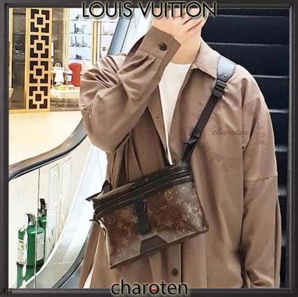 Louis Vuitton MONOGRAM Monogram Casual Style Unisex Calfskin Canvas Blended Fabrics 