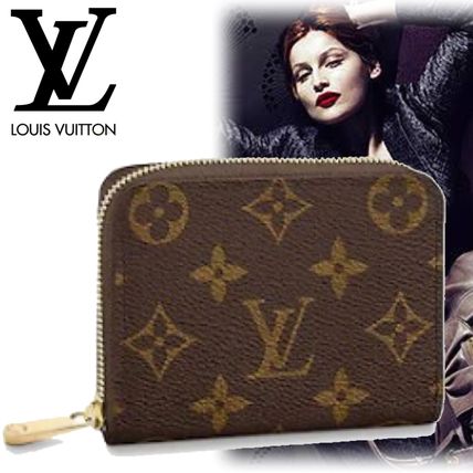 Louis Vuitton Monogram Street Style Leather Logo Coin Cases M60067 