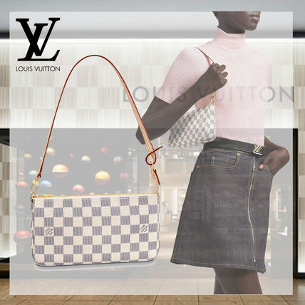 Louis Vuitton 2020 21AW Monogram Canvas Leather Elegant Style Logo Shoulder Bags 