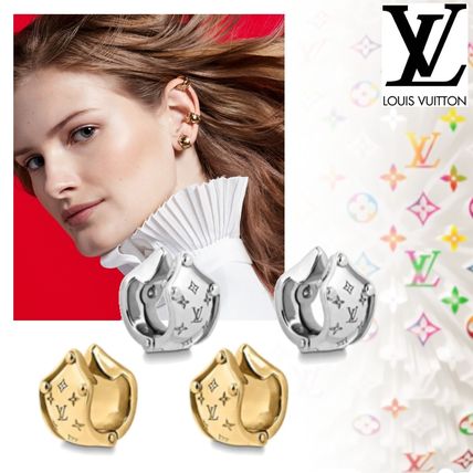 Louis Vuitton Nanogram Clip Earrings M69023 M68954 