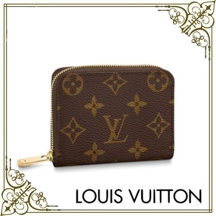 Louis Vuitton ZIPPY COIN PURSE Monogram Unisex Canvas Leather Coin Cases 