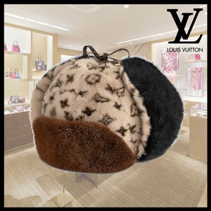 Louis Vuitton MONOGRAM 2020 21AW Louis In The Winter Chapka M76097 