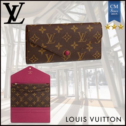 Louis Vuitton PORTEFEUILLE JOSEPHINE 2020 SS Monogram Canvas Leather Logo Long Wallets 