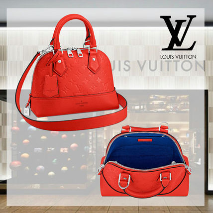 Louis Vuitton ALMA 2020 SS Monogram Blended Fabrics 3WAY Bi color Leather Elegant Style 