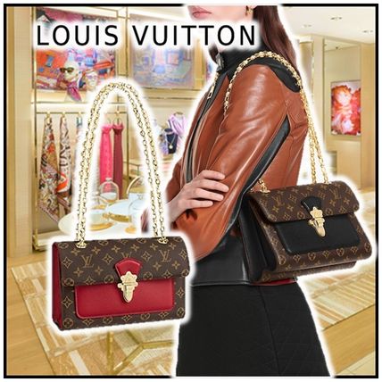 Louis Vuitton 2020 21AW 2020 21 AW VICTOIRE noir cherry shoulder bags M41731 M41730 