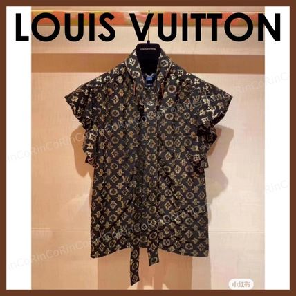 Louis Vuitton 2020 SS Short Sleeves Logo Shirts &amp; Blouses 