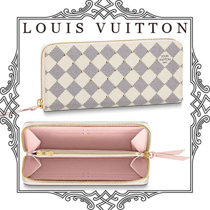 Louis Vuitton DAMIER AZUR 2019 20AW Clemence Wallet N60252 