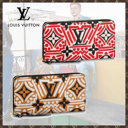 Louis Vuitton ZIPPY WALLET 2020 21AW Monogram Canvas Plain Leather Folding Wallet Long Wallet M69437 M69436 