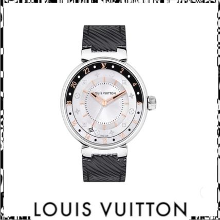 Louis Vuitton 2020 SS Casual Style Leather Round Party Style Quartz Watches QA105Z 