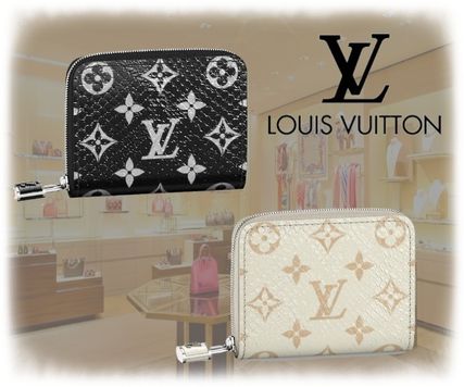 Louis Vuitton 2020 SS Monogram Unisex Leather Long Wallet Small Wallet Logo 