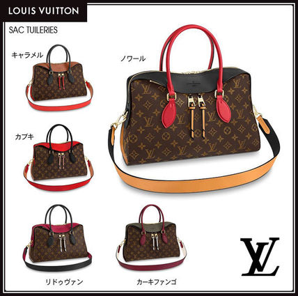 Louis Vuitton 2017 SS Monogram 2WAY Leather Crossbody Totes 