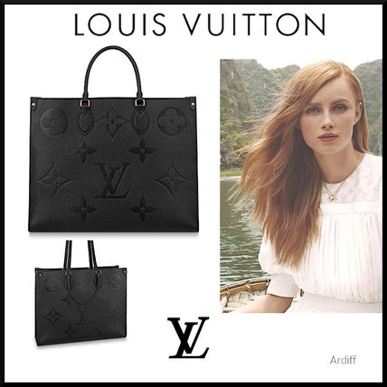 Louis Vuitton MONOGRAM EMPREINTE 2020 SS Monogram Casual Style Unisex A4 2WAY Leather Office Style M44925 