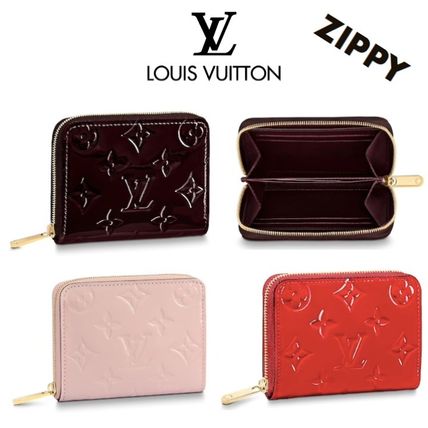 Louis Vuitton ZIPPY COIN PURSE Monogram Unisex Canvas Leather Long Wallet Logo Coin Cases 