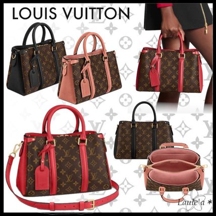 Louis Vuitton MONOGRAM Monogram Canvas 2WAY Leather Party Style Office Style 