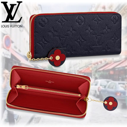 Louis Vuitton MONOGRAM EMPREINTE Monogram Unisex Leather Long Wallet Logo Long Wallets M68325 